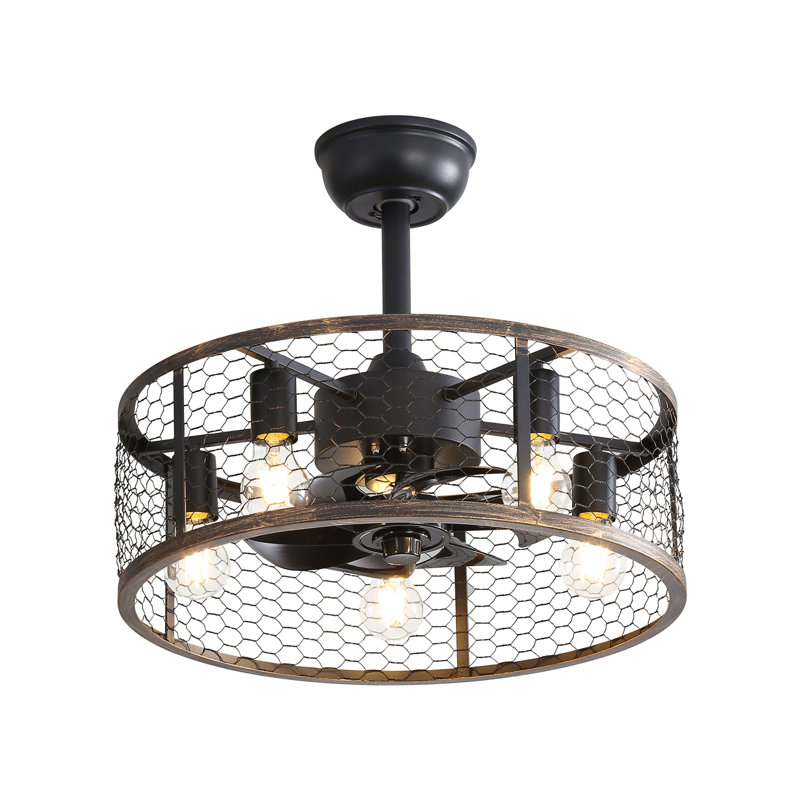 19.7In Classic Ceiling Fan With Light