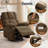 Recliner Chair， 360° Swivel Reclining Chair For Living Room, Small Manual Recliner For Small Space-1728959144