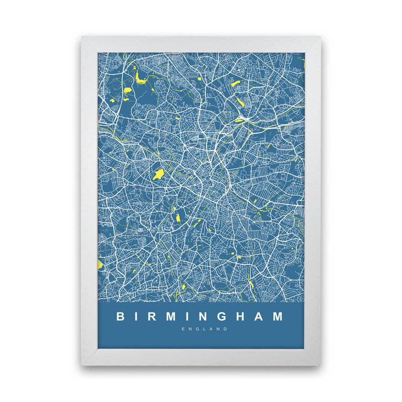 Birmingham II - Print, 46cm H x 34cm W x 3cm D, White Paper