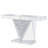 Mirrored Crushed‑Diamond V‑Shaped Console Table