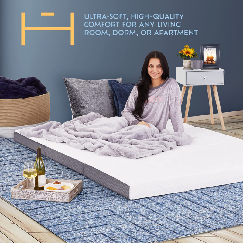 Matelas de canapé-lit moyen Alwyn Home Saugeen, Grand