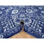 Tapis bleu en laine et soie noué à la main 9 pi x 12 pi 3 po A8E8D0F7AC0D456C8196FA4F766FA1C1 Yale