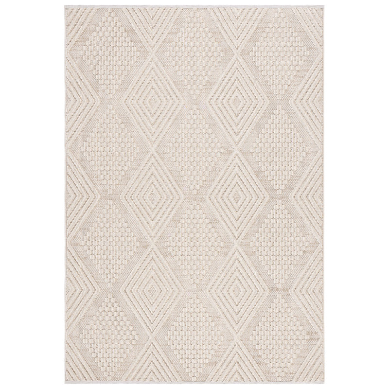 Deveah Performance Geometric Rug, Rectangle 4' x 6'