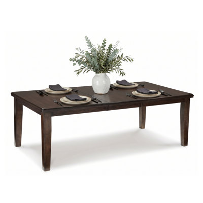 Bartons Bluff Extendable Solid Wood Base Dining Table