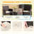 Jagger 3-Piece Seating Group with Cushions and Tempered Glass Top Table -1025577976