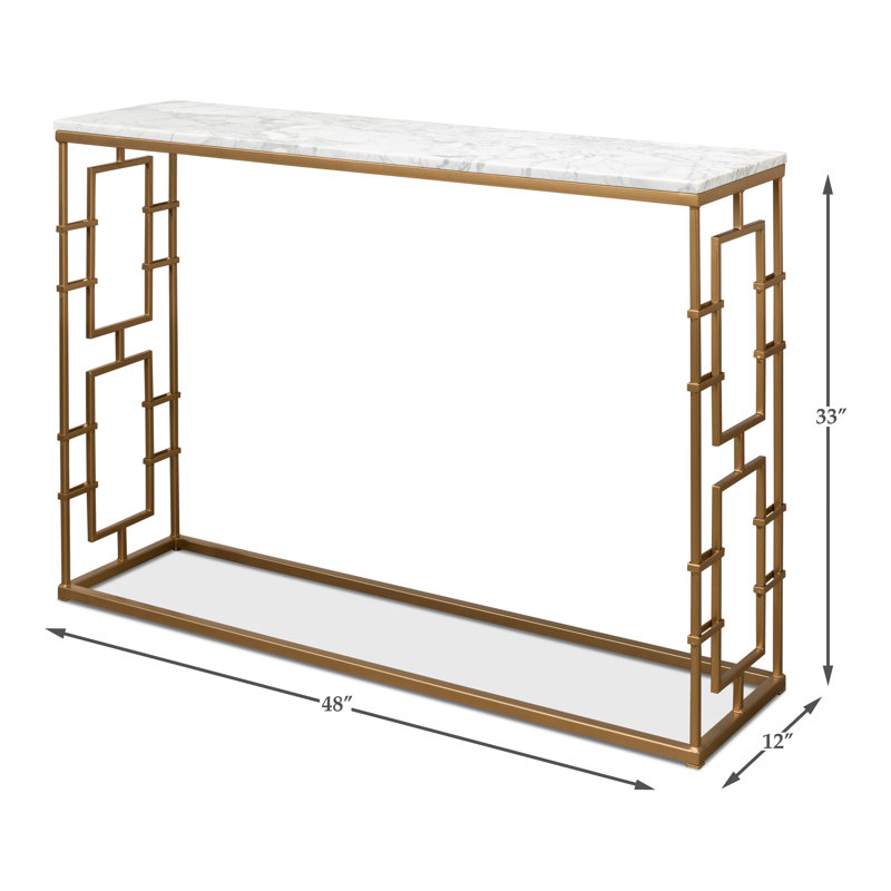 48'' W Marble Console Table