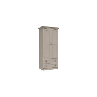 Wisbech 2 Door Manufactured Wood Wardrobe