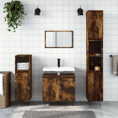 Dudelange Bathroom Storage Furniture Set