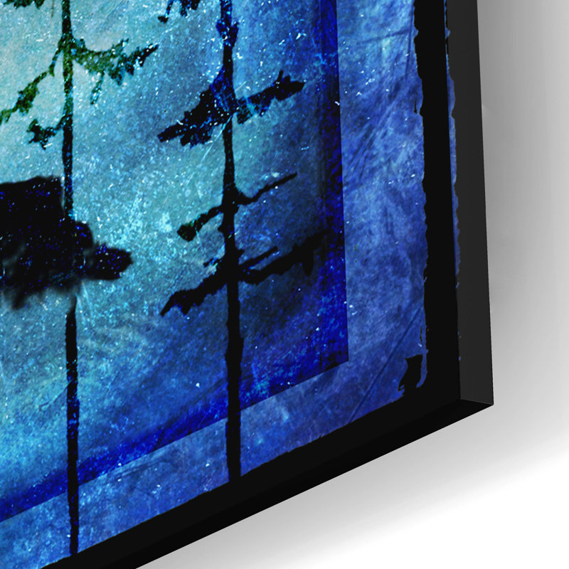 «Midnight Moose» par Lightbox Journal, H 12 po x l 16 po x P 0,13 po