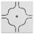 Kenzo Square 7.9 in. x 7.9 in. Matte Porcelain  Floor and Wall Tile-88025587