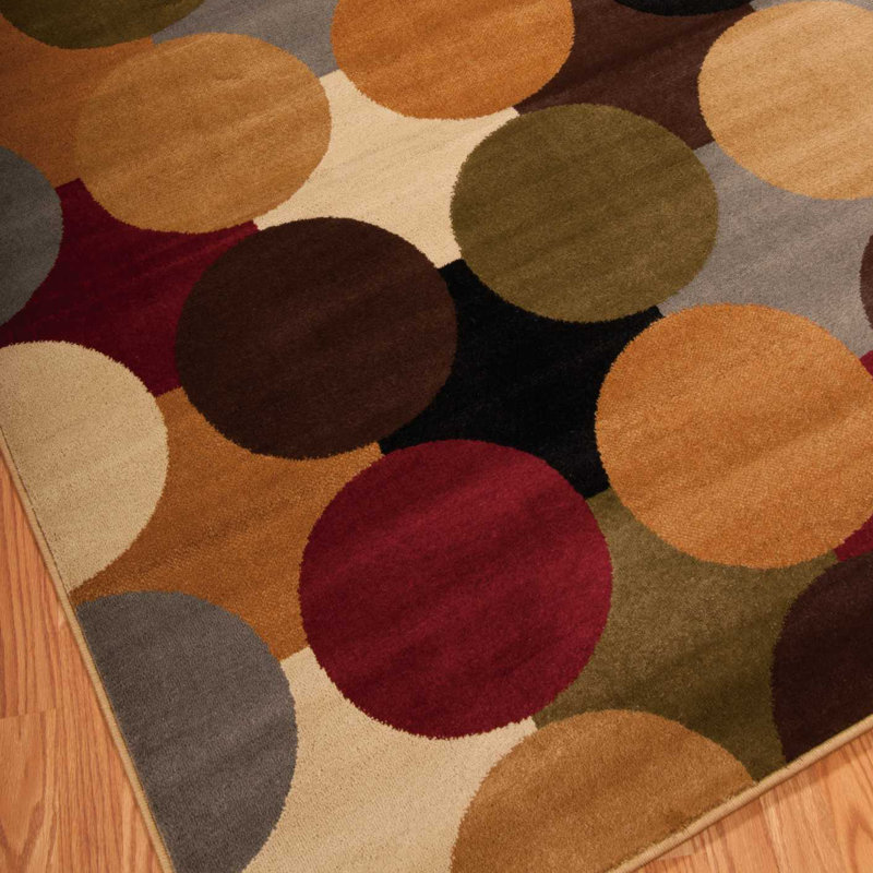 Sebuhi Geometric Indoor Rug, Rectangle 5'3" x 7'3"