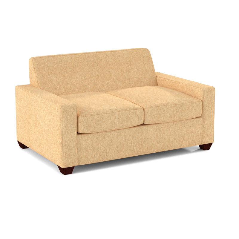 Avery Full Sleeper Sofa, Empire Mahogany, Dorset Camel, Hybrid