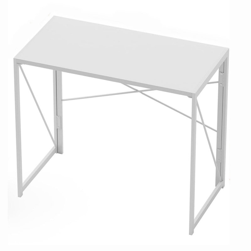 Color 31.5'' Folding Table, White