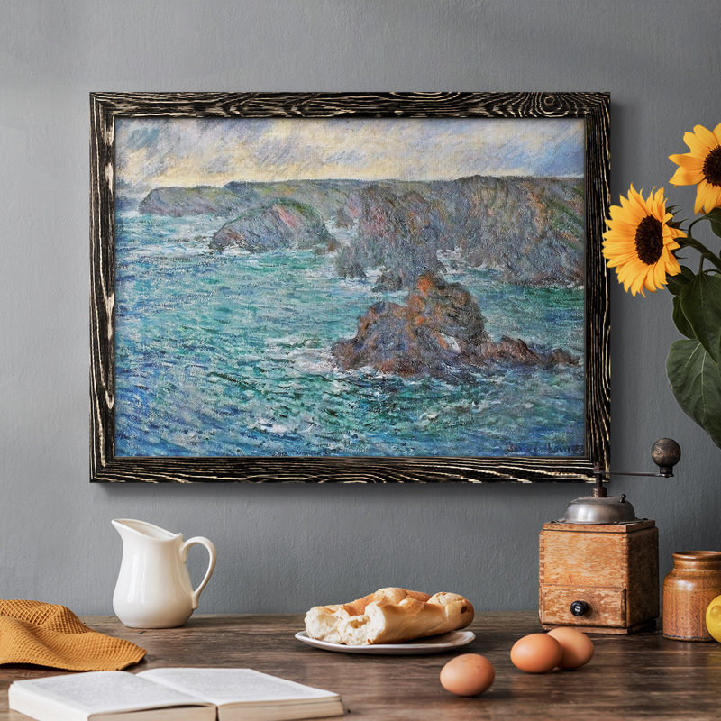 Belle - reproduction sur toile, Noir, H 28 po x l 42 po x P 1,5 po
