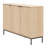 Connor 3-door Buffet In Natural Blonde Oak And Ivory-1704643331