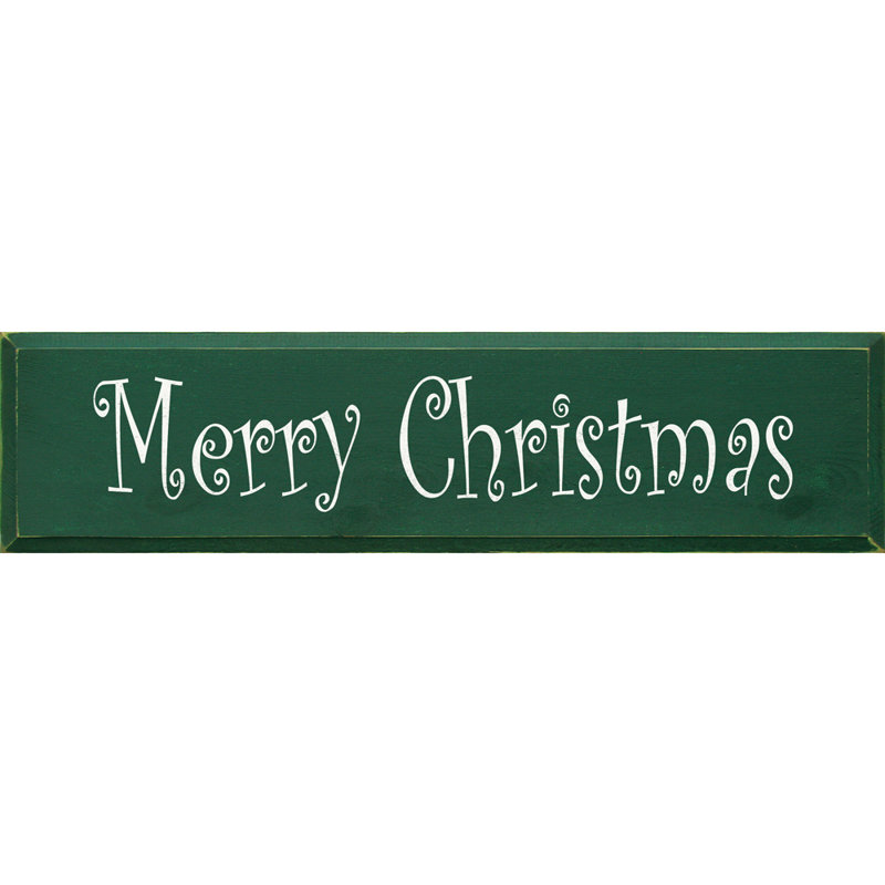 « merry christmas », plaque d’art textuel
