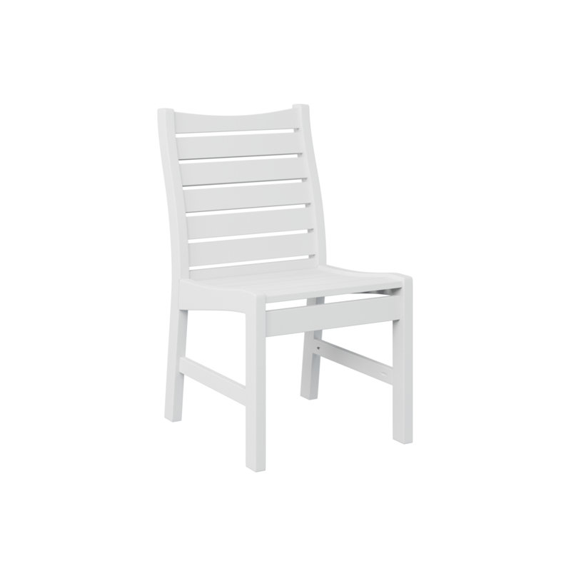Berlin Gardens Bristol Natural Dining Chair, White