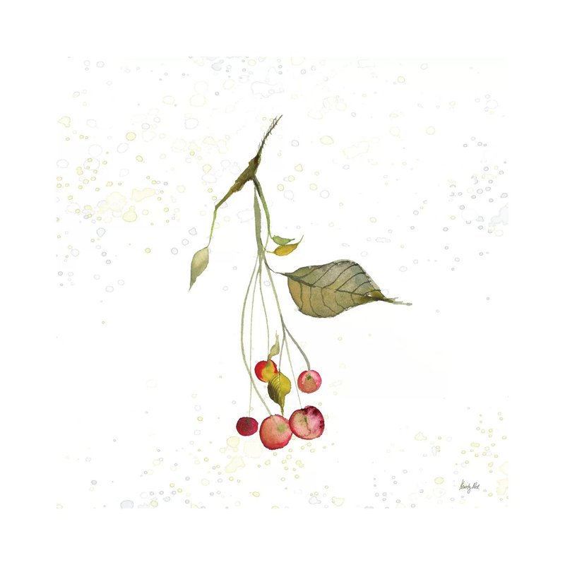 Botticelli Plants Iii by Kristy Rice - Wrapped Canvas Gallery-Wrapped Canvas Giclée, 30.48 cm H x 30.48 cm W