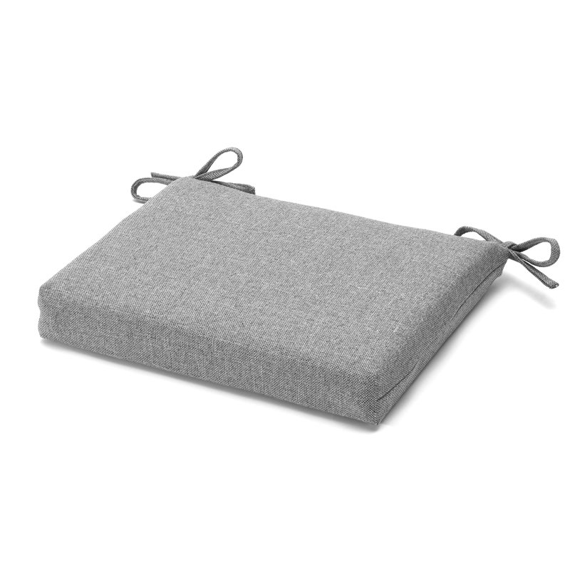 Set Of 2 Outdoor Chair Cushions, Grey