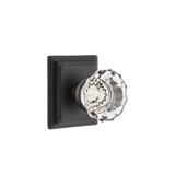 Passage Astoria Clear Crystal Knob with Wilshire Rose