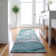 Premium Machine Washable Cerrito AMF512 Teal Rug