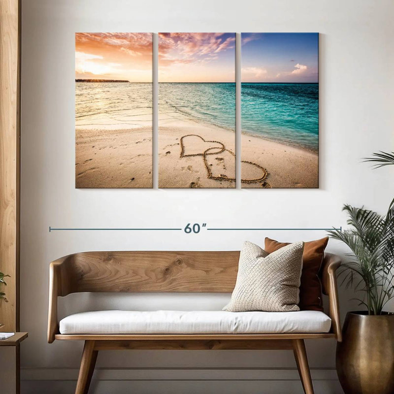 Gillard Beach Sand Romance, H 32 po x l 50 po