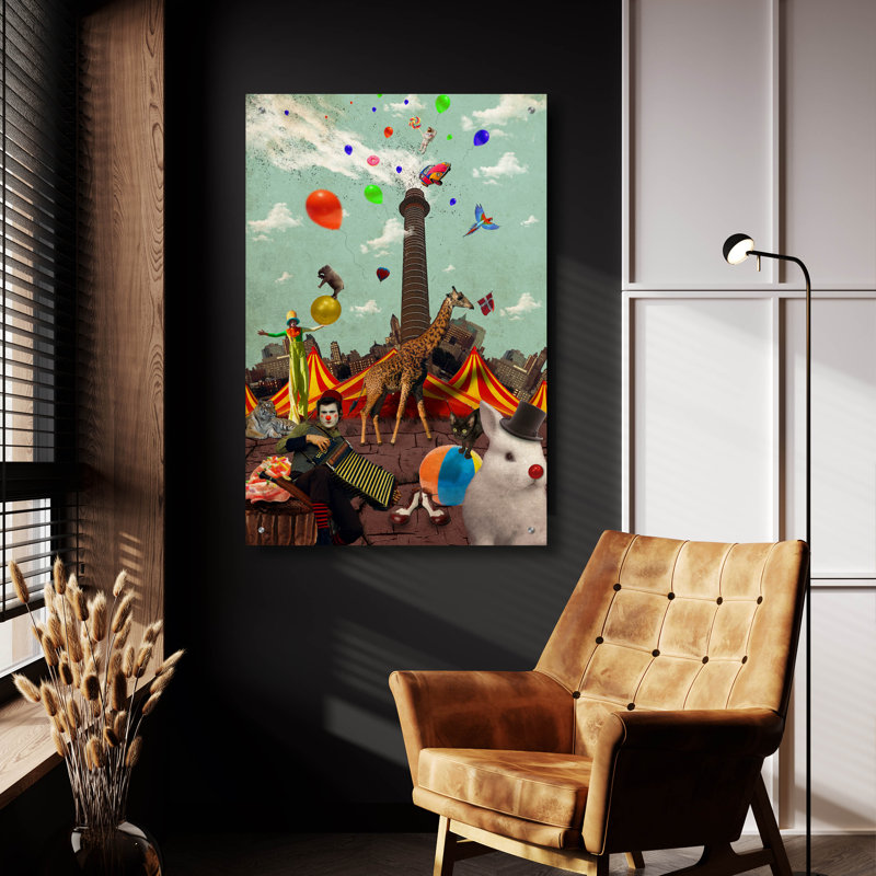 Circus' by Elo Marc, Acrylic, 36" H x 24" W x 0.2" D