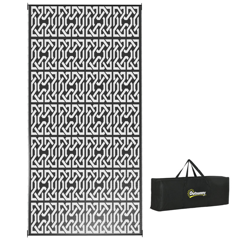 Tapis d'extérieur réversible, Rectangle 18 pi x 9 pi