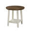 Ensemble de 3 tables d'appoint Flaherty en bois brun / blanc
