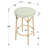 25’’ Rattan Outdoor Bar Stool with Round Footrest, Polyethylene (PE) Wicker Backless Counter Stool for Kitchen Island/Dining Room/Seaside/Garden-117194859