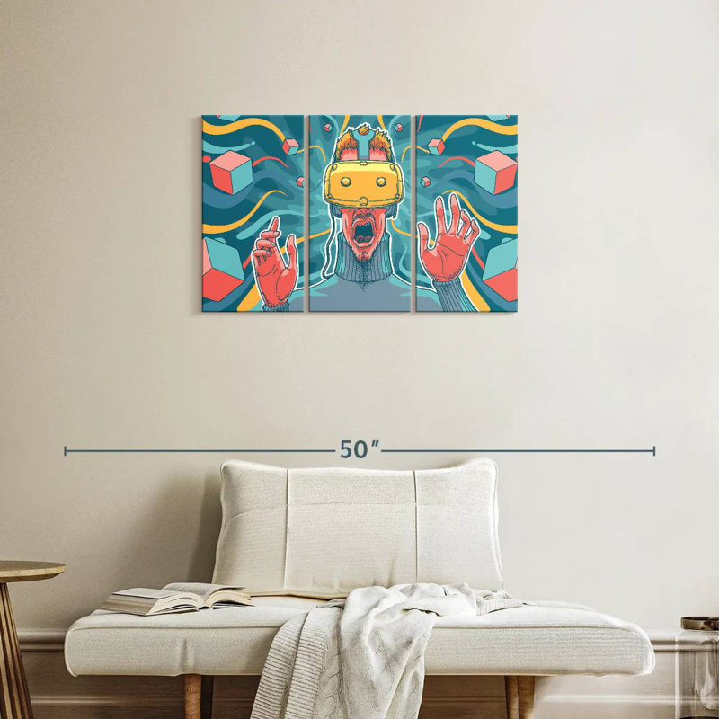 Senne Video Game, 20" H x 33" W