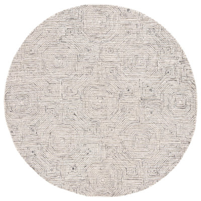 Deyoung Hand Tufted Wool Geometric Rug