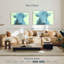 Brampt Highland Cow sur fond vert-107830219