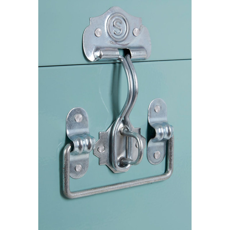2 Piece Trunk Set, Chrome/Green