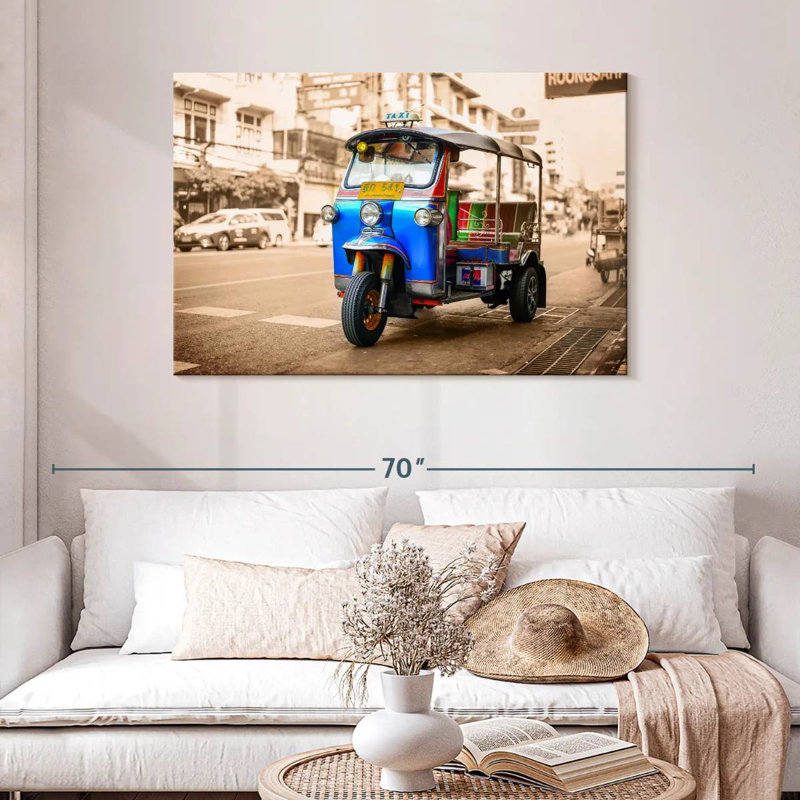 Mehar Tuk Tuk, 30" H x 45" W