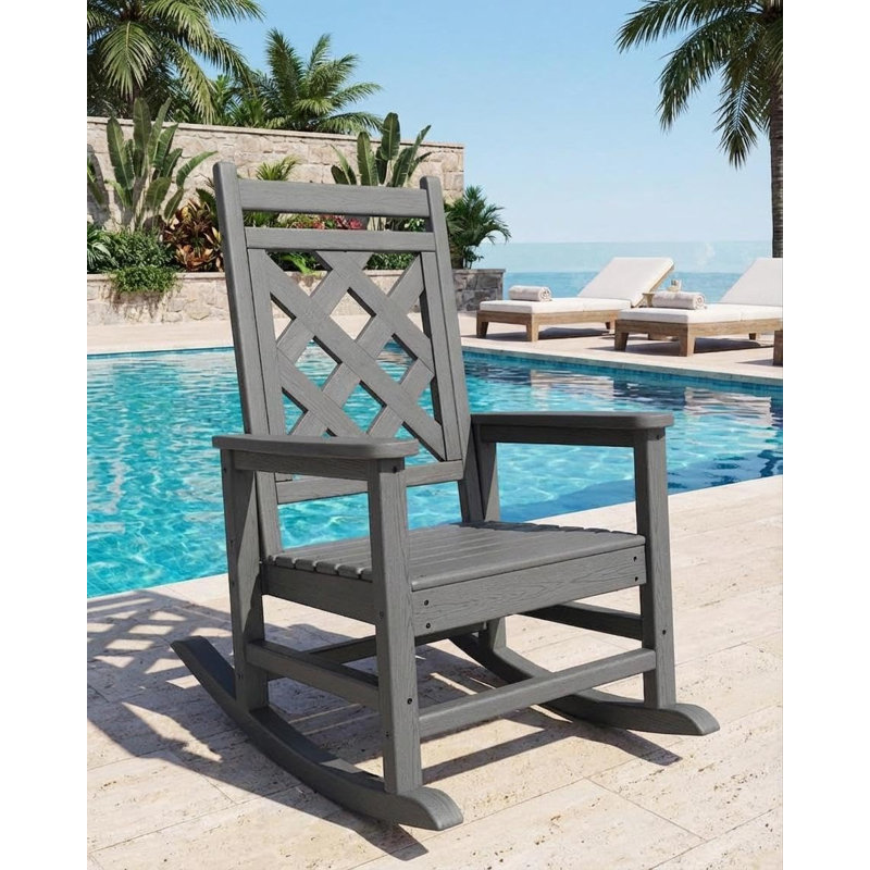 Outdoor Lounge Chair, Grey