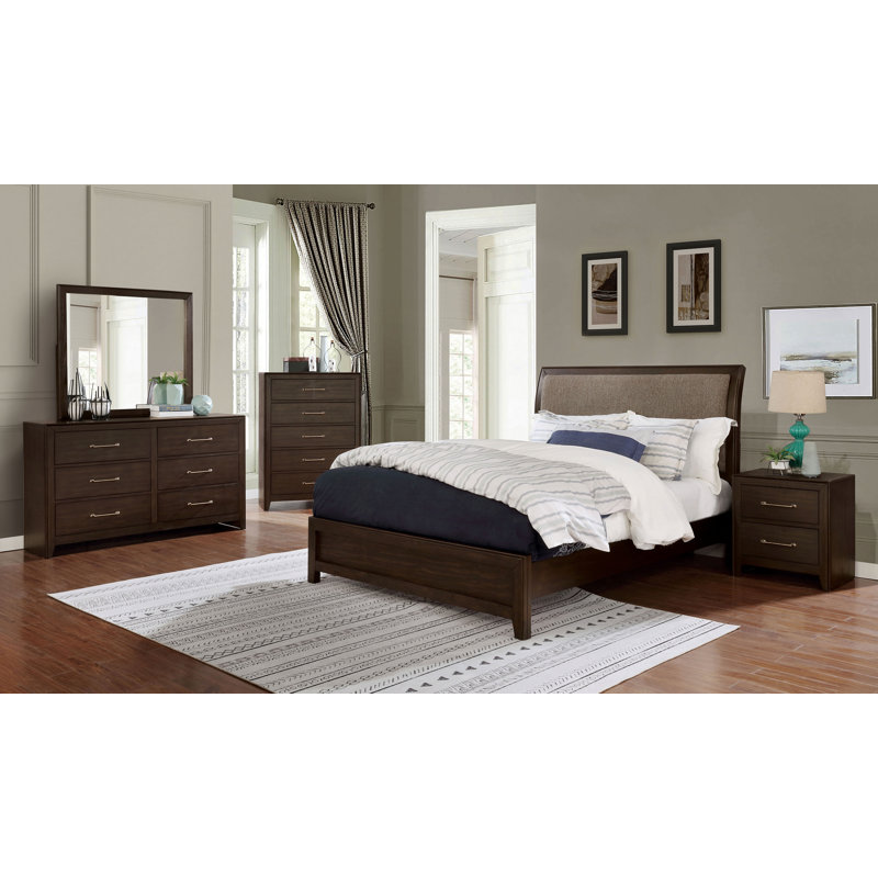 Commode double 6 tiroirs avec miroir Midtown