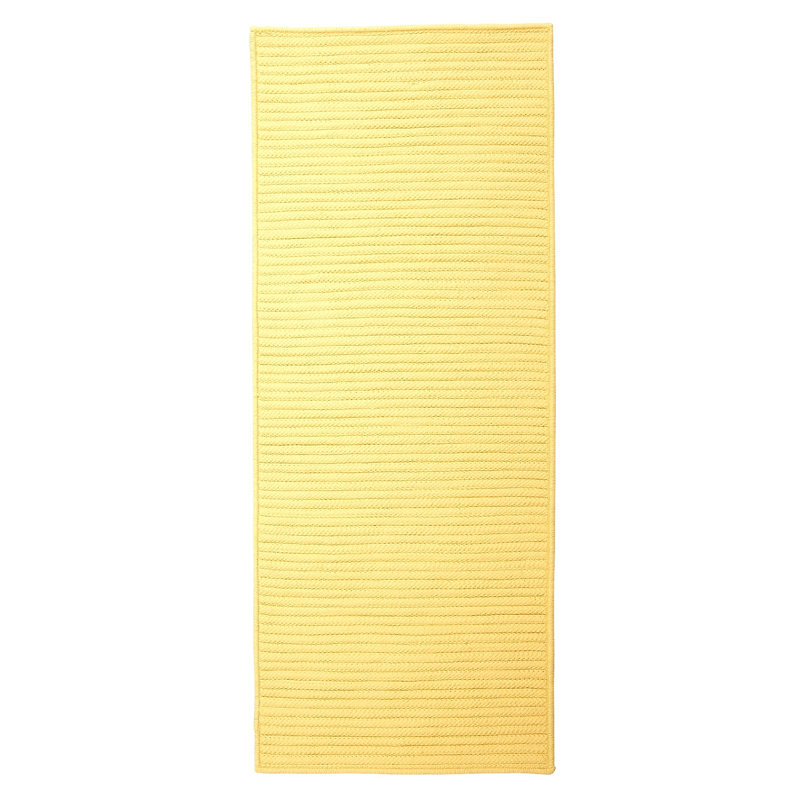 Tapis intérieur / extérieur Altee - jaune, Tapis de couloir 2 pi x 9 pi