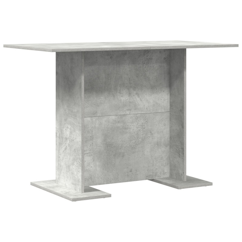  Table de salle à manger, H 29,5 po x L 39,4 po x l 23,6 po, Blanc