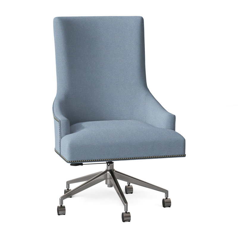 Chaise de travail Ashton, Perigold Banks Storm, Bronze vieilli, Clous - petit
