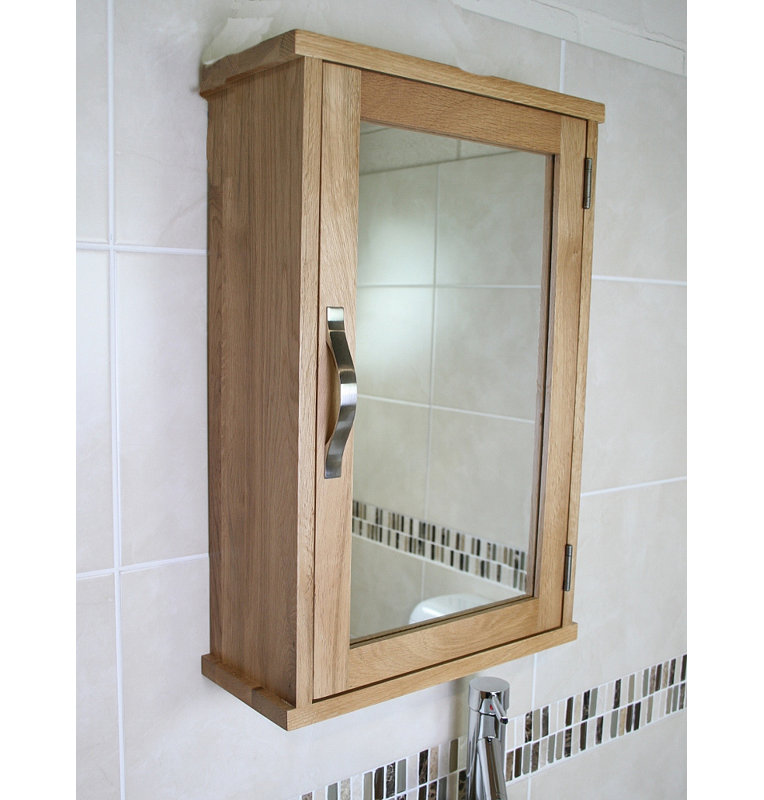Devin Solid Wood Mirror Cabinet