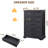 Farmhouse 5 Drawers Dresser Chests For Bedroom, 46" Tall Wood Rustic Chest Of Drawers With Wide Metal Handle-1004657110