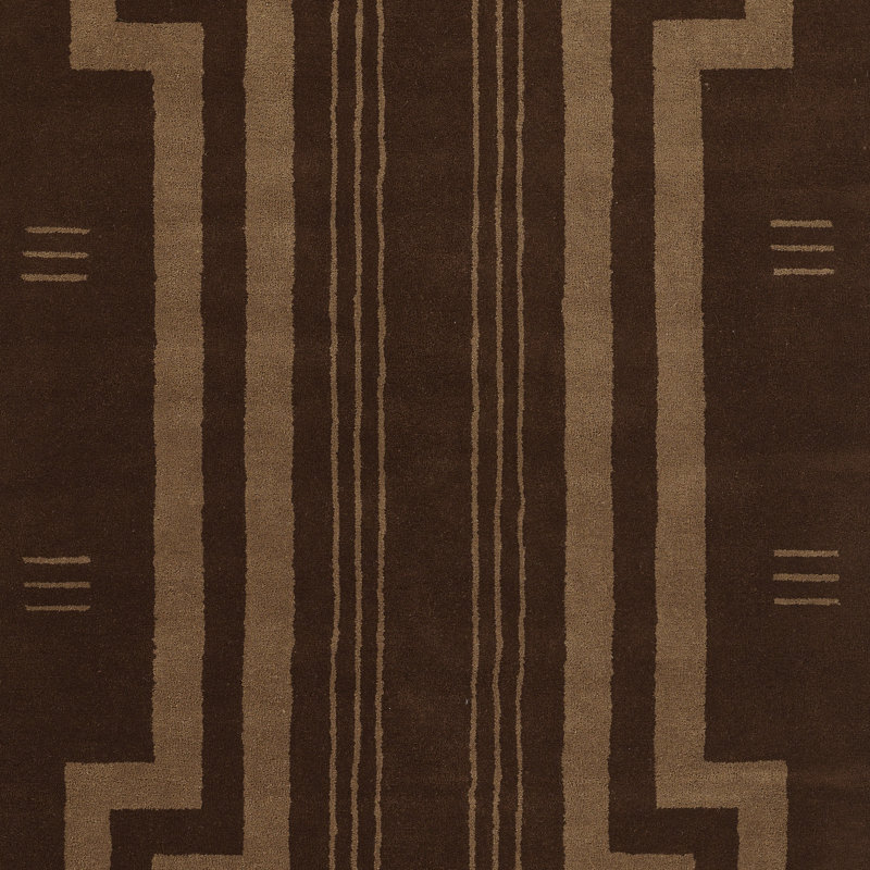 Hallum Hand Tufted Wool Geometric Indoor Rug, Runner 2'6" x 8'