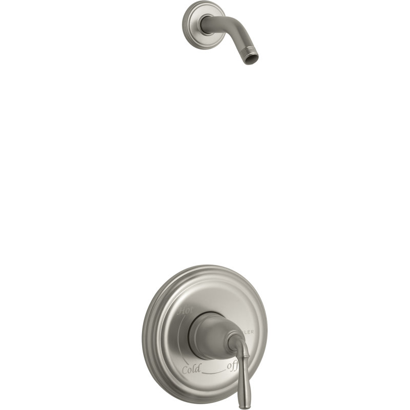 Robinet de douche Devonshire Kohler, Nickel brossé éclatant