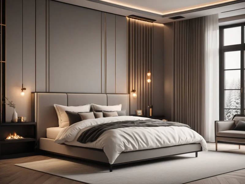 Aireanna Vegan Leather Wingback Storage Bed