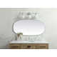 Bertin Metal Oval Wall Mirror