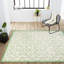 Tapis d'intérieur / extérieur crème / vert Deronte-802898243