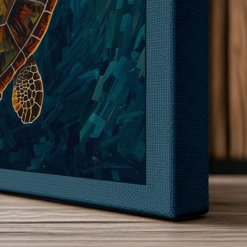Print, 30x20 - 76.2 x 50.8 cm, Teal Border