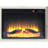 Adara Antique White Finish Fireplace