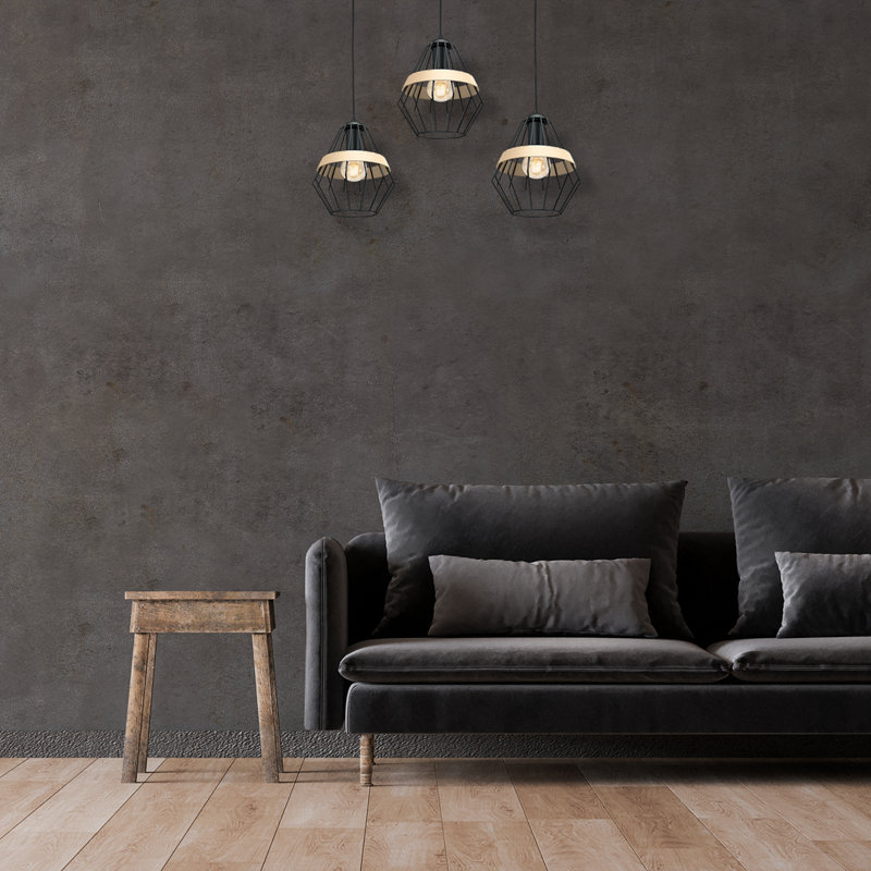 Bromide 3 - Light Black Pendant